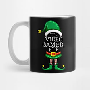 The Video Gamer Elf Matching Family Christmas Pajama Mug